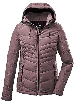 killtec Damen Steppjacke mit abzippbarer Kapuze KOW 149 WMN QLTD JCKT, malve, 46, 37420-000