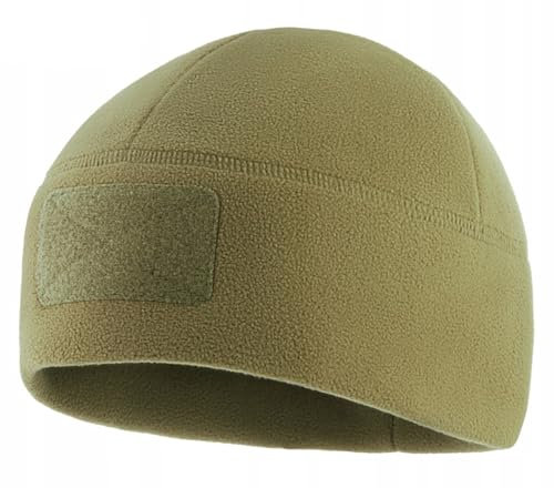 M-Tac Herren Winter Fleece Mütze – Thermo Watch Cap, Winddicht, Atmungsaktiv, 320 g/m², Outdoor & Taktisch, Tan, XL
