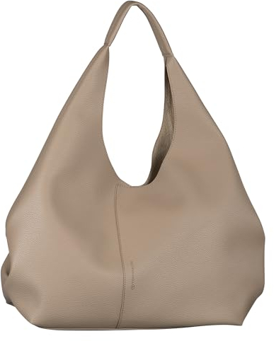 TOM TAILOR Olena Damen Hobo Bag Schultertasche Mittelgroß Beige