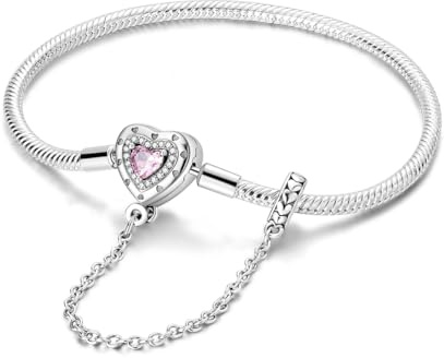 MULA 925 Sterling Silber Schlange Kette Charme Armband Schmetterling Herz Klee mit 5A Cubic Zirkonia Armbänder für Damen Schmuck für Sie