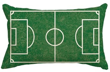 Artoid Mode Sport Fussballfeld Kissenbezug, 30x50 cm Zierkissenbezug Cushion Cover Couch Wohnzimmer Deko