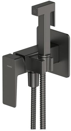 Omnires SYSPMBI2GR Parma Système de Bidet encastré, Graphite