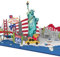 papercrush® Pop Up Karte USA - Gutschein für USA Reise, Reisegutschein für Urlaub in Staaten, Geldgeschenk & Gutscheinkarte zum Geburtstag für US Städtetrip nach New York - 3D Amerika Geburtstagskarte