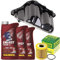 Inspektionspaket Ölwechsel Set Mann Ölfilter + 3l Motoröl 5W-30 + Ölwanne passend für Smart Cabrio Coupe 450 451 452