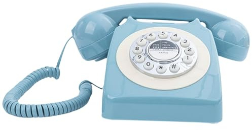 Nishiyuenyi Audio Gästebuch für Hochzeiten, Telefon mit Sprachaufzeichnungsfunktion, Blau