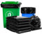 MUXHEL 50 bolsas de basura de 240 litros, 120 x 140 cm, resistentes bolsas de basura de 240 l, bolsas de basura extrafuertes, bolsas de basura para la oficina doméstica, color negro