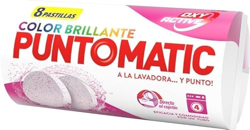 Puntomatic Detergente Pastilla Ropa Color - 4 Lavados (Paquete de 10)