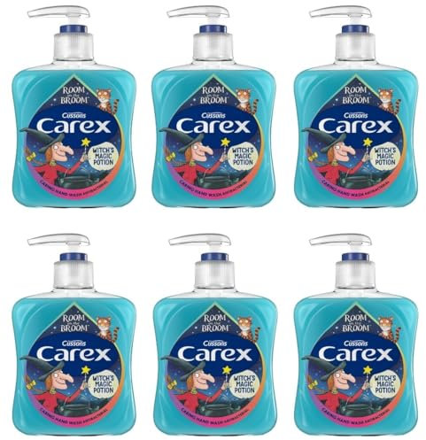 Carex Room on the Broom Witch's Magic Potion Antibacterial Hand Wash, Clean & Protects Hands, Bulk Buy, Pack of 6 x 250ml
