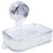 VirtuGro Suction Soap Holder for Shower, Suction Soap Dish Wall Mounted Max Hold 5KG, No Drill Shower Soap Dish Holder for Bathroom, Kitchen, Tub Waterproof & Removable