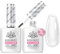 Born Pretty Builder Nail Gel 2X15ML, 8 en 1 Clear Gel Construction Ongle U V Renforcement, Capsules et Extensions Ongles Forts et Résistants