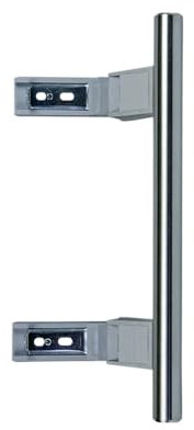 LUTH Premium Profi Parts Poignée de porte compatible avec Liebherr 9096536 en acier inoxydable pour réfrigérateur-congélateur