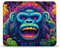 LLONGKT Tappetino per mouse colorato Gorillas Gaming Mouse Pad per sensori di gioco, basso attrito superficiale, antiscivolo, accessori per Mac e PC, 20 x 24 cm