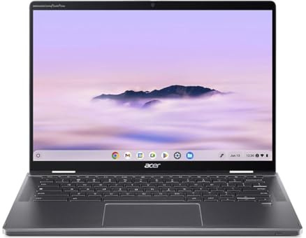 acer Chromebook Plus Spin 714 CPE794-1N-781F 14 WUXGA 2-in-1 Touchscreen Laptop, Intel Core Ultra 7 155U 1.7GHz, 16GB RAM, 256GB SSD, ChromeOS, Iron