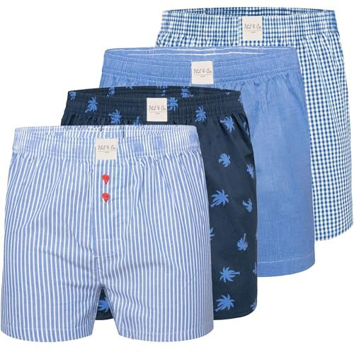 Phil & Co. Berlin 4 Webboxer Herren American Boxer Boxershorts Shorts