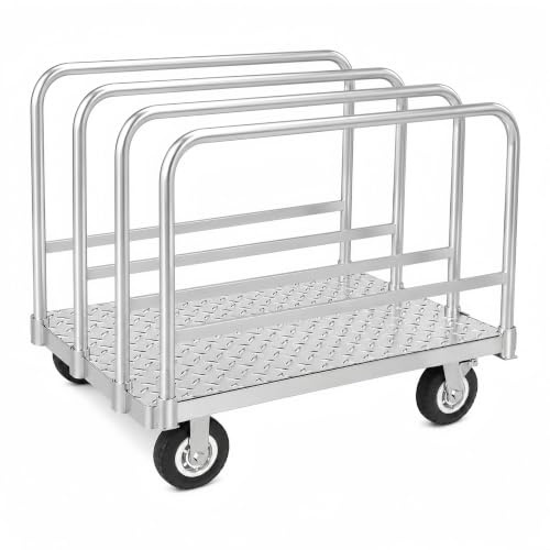 Carro Porta Paneles con Barandillas Extraíbles for Obra y Taller