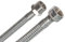 SFX® Flexschlauch 20cm Panzerschlauch - 3/8 Zoll ÜM x 1/2 Zoll AG Verbindungsschlauch Verlängerungsschlauch Trinkwasserschlauch Anschlussschlauch 200mm