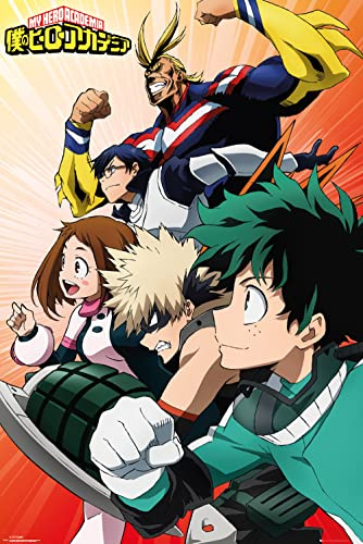 Close Up My Hero Academia Poster Heroes