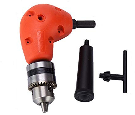EsportsMJJ 90 Grad Richtige Winkel Drill Attachment Drive Adapter Mit Keyed Chuck Power Tool