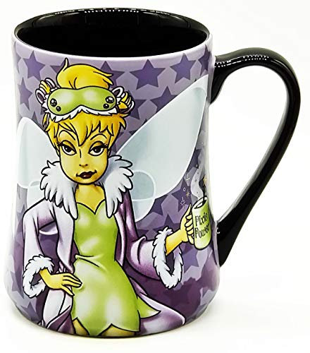 Disneyland Paris Tasse à café moderne Fée Clochette en grès 350 ml