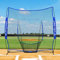 Baseball Schlagtrainingsnetz – 2,1m x 2,1m Baseball und Softball Schlagnetz - Socknetz mit Stiften und eine Tragetasche (Pop-Up Schlagnetz)