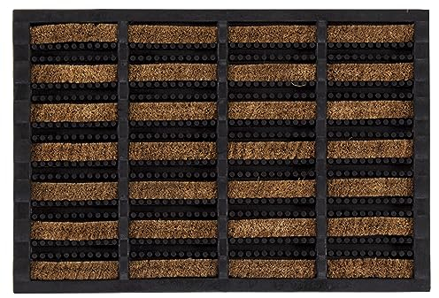 andiamo Fußmatte Kokos Robusta - ideal als Fußmatte Outdoor oder Kokosmatte - Fußmatte außen - handgemacht und pflegeleicht - aus natürlichen Materialien hergestellt 40 x 60 cm