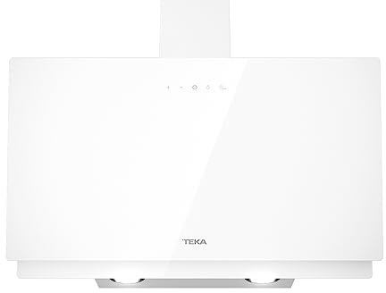 Teka - Cappa decorativa verticale | Aspirazione perimetrale | DVN 74030 TTC | Vetro bianco | 70 cm