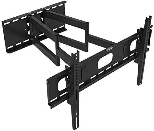 OKSI TV-Wandhalterung | Fit für Fernseher und Monitore 32 Zoll (81 cm) - 70 Zoll (178 cm) | Bewegungsneigung +/- 15° | max Wandabstand 65 cm | TV-Halterung VESA-kompatibel 100x100-660x400 | Schwarz