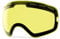 EXP VISION Snowboard Ski Goggles Men Women Youth, Anti Fog OTG Winter Snow Goggles Spherical Detachable Lens (Yellow)