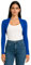 STAR FASHION Womens Long Sleeve Bolero Shrug Ladies Mini Blouse Open Front Cropped Top Lightweight Summer Cardigans Jacket Royal Blue 16-18