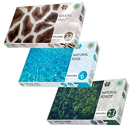 Hardest Jigsaw Puzzles - 3x Impuzzible 1000 Piece Jigsaw Puzzle Bundle -66cm X 50cm - Hardest Jigsaw Puzzle For Adults And Teens, Funny Gift, Challenging Puzzle