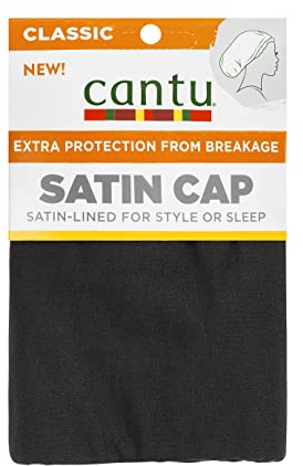 CANTU Unisex Satin Cap Classic Hut, Schwarz, 2.7 x 10.1 x 16.1 cm