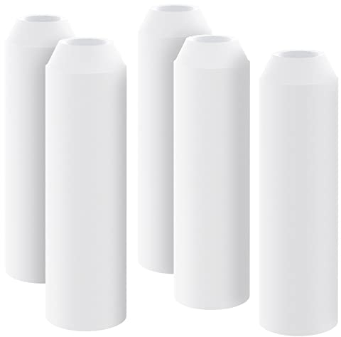 Pawfly Cylindres de Pierre à air pour Aquarium, 5 Pièces Mini Bubbler Blanc de Remplacement pour Tube spécifique Classic Flow Halo et Life Fish Tanks Diffuseur de Bulles pour Nano Air Pumps