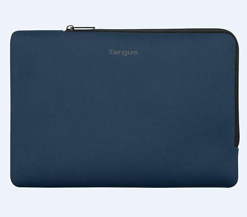 Targus 13-14 MultiFit Laptop Sleeve with EcoSmart, Blue - Form-Fitting Laptop Sleeve Adapts to Fit (TBS65102GL)