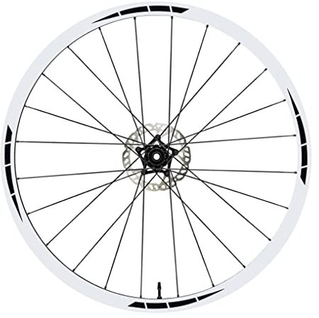 DualColorStampe Aufkleber Felgen 26 - 27,5 - 28-29 Zoll Fahrrad MTB Bike Sticker MTB Felgen B0008 (27,5 Zoll, Schwarz 70)