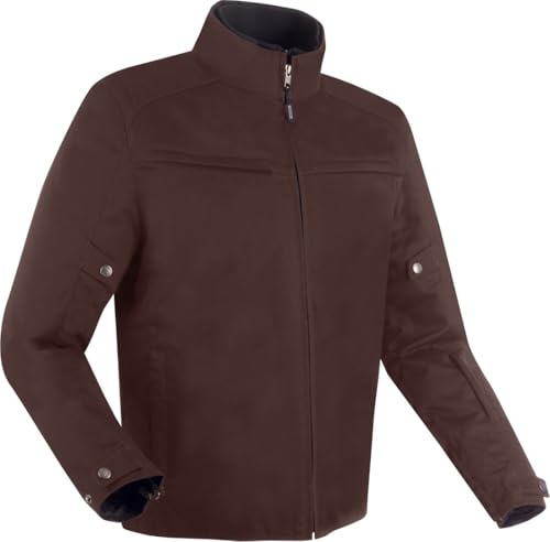 BERING Cruiser wasserdichte Motorrad Textiljacke, braun, L