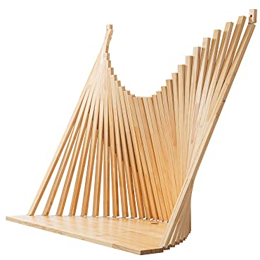 Peskoe Tavolo Pieghevole Multifunzione, con Piegatura Piano in Legno E Struttura Richiudibile Salvaspazio in Legno,per Arredo Esterno, Interno,Tavolo Computer,Tavolo d'ufficio