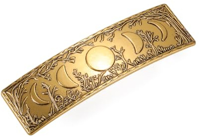 KKJOY Vintage Barrette à Cheveux Phase de Lune Pince à Cheveux Femme en Métal Bijoux de Tête Épingle Clips Cheveux Accessoires Cheveux Mariage Filles