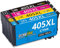 405XL Druckerpatronen Kompatibel für Epson 405XL Patronen für Epson Workforce Pro WF-4820 WF-3820 WF-4830 WF-3825 WF-4825 WF-7840 WF-7830 WF-7835 Drucker (Schwarz, Cyan, Magenta, Gelb,4er-Pack)