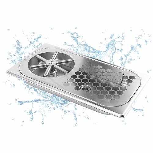 Rince-verre automatique en acier inoxydable, nettoyeur de verre pour la maison, lave-verre commercial pour le bar à la maison, restaurant, accessoires de bar()