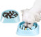 Gamelle Anti Glouton Chien,Gamelle d'alimentation Lente,Alimentation Lente et Saine,Gamelle Antidérapante et Anti-glouton,Antidérapants Anti Vomissements Gamelle pour Petit Chiens