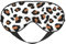 Leopard Weiche Augenmaske - Zweiseitig Komfortable Einschlafhilfe für Gelassenheit und Entspannung, Augenabdeckung, Augenbinde, Lichtblockierende Maske, Reisemaske, Tragbare Augenmaske