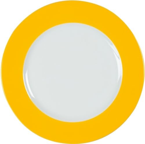 Eschenbach Porzellan Teller flach 26 cm in sonnengelb