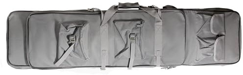 Alephnull Gewehrrucksack Weiche Gewehrkoffer Schrotflinten Tasche Taktischer Gewehrkoffer Schrotflinten Tasche Waffenkoffer (Grau, L)