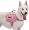 OneTigris Mammoth Hunderucksack 2.0 Version Reißen Camping Wandern Hundebackpack für M/L Größe Hunde (L, Rosa)