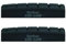 Guyker Acoustic Guitar Bone Nut - 6 String Black Flat Bottom Pre-Slotted Bone Nuts Replacement Parts Accessories for Acoustic Folk Guitar 2 Piece, 44x6x9mm ATB-4469