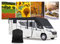 Wohnwagen Schutzhülle, Wohnwagen Abdeckplane, Wohnmobil Schutzdach 210D Dachschutzplane Abdeckung Abdeckplane Wasserdicht Wohnmobilabdeckungen 5-8.5M(7.5mX3m)