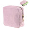 JIEYAO Tampon de rangement pour nouer, serviette hygiénique, en velours côtelé, petite trousse de toilette, sac de rangement souple, portable, pour femme et fille, rose, Rose