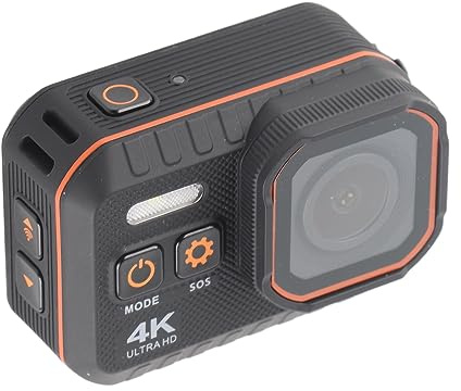 WiFi Action Camera, 6 Axis EIS Sensor Diving Sports Camera for Climbing