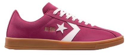 Converse Unisex-Adult All Star Classic Trainer Suede Sneaker, Sporty Berry/Vintage White/Gum, 10 Women/8 Men