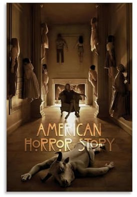 YSHCHEN American Horror Story, klassische und wunderbare Filme und TV-Serien, Leinwand-Poster, Wandkunst, dekoratives Gemälde, Schlafzimmer, 30 x 45 cm, ungerahmter Stil